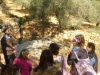 At ancient olive press in Sataf